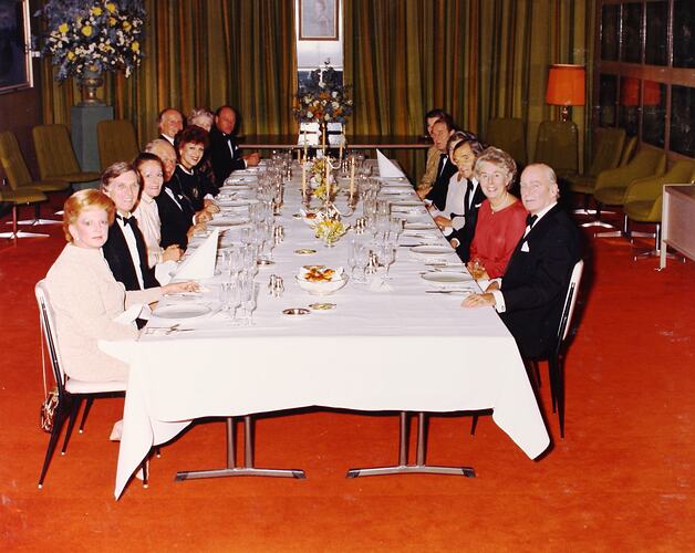 Photograph - Dinner for Deputy Chairman, Ken L. Christian, Celebrating Twenty-Fives Years as Trustee, Royal Exhibition Building, Melbourne, 16 Jul 1982