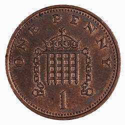Coin - 1 Penny, Elizabeth II, Great Britain, 1985 (Reverse)