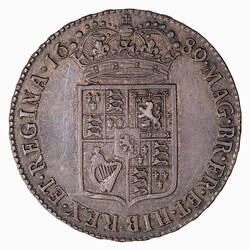 Coin - Halfcrown, William and Mary, Great Britain, 1689 (Reverse)