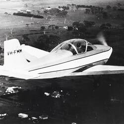 Photograph - Millicer Air Tourer VH-FMM Prototype During Test Flights, Moorabbin, Victoria, 1959