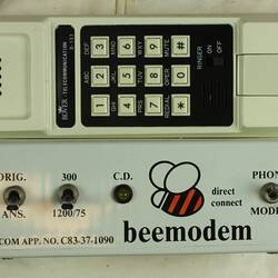 Modem and Telephone - Microbee Computer System, 64Kb, circa 1980