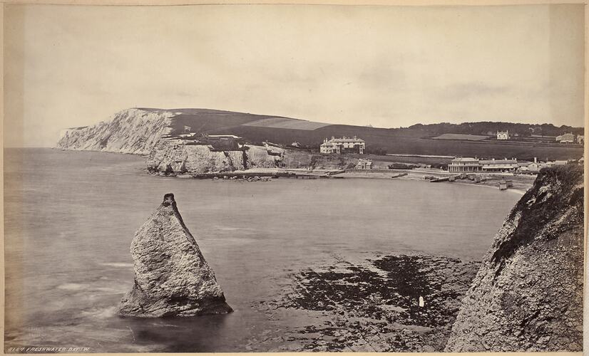 Freshwater Bay, Isle of Wight, England, circa 1870