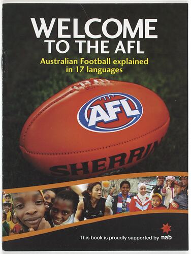 Booklet - 'Welcome to the AFL', Australian Football League, 2006