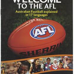 Booklet - 'Welcome to the AFL', Australian Football League, 2006