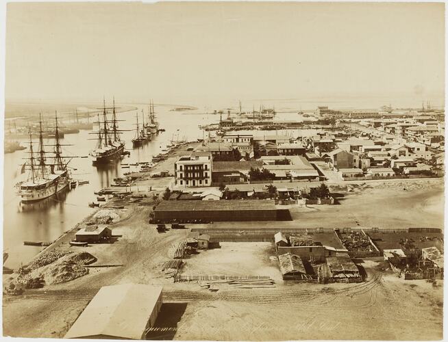 Photograph - British Troops Arriving in Port Said, Egypt, 1882