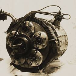Photograph - Crankless Engines (Australia) Pty Ltd, Five Cylinder Petrol Engine, Fitzroy, Victoria, 1921