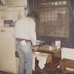 Digital Photograph - Breakfast, Newmarket Saleyards, Newmarket, Sep 1985