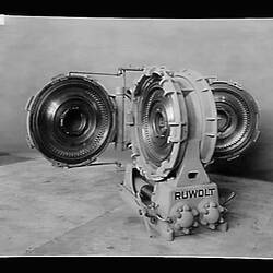 Glass Negative - Chas Ruwolt Pty Ltd, Watchcase Tyre Heater for Olympic Tyre & Rubber Co., 1934
