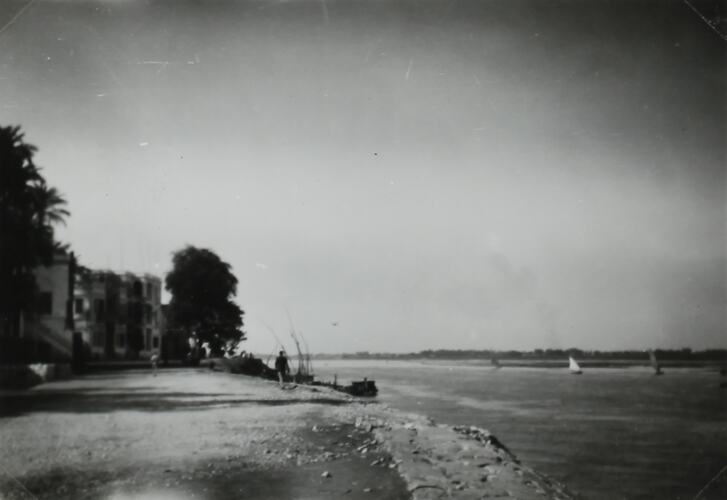 Photograph - Nile River, Luxor, Egypt, World War II, 1939-1943