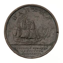 Coin - 1 Penny, Bahamas, 1806