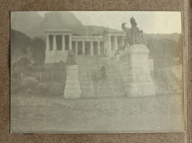 Photograph - Lion Staircase, Driver Cyril Rose, World War I, 1916-1919