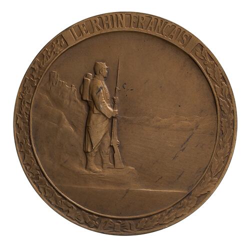 Medal - The French Rhine 1914-1918, France, 1918