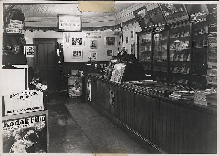 Photograph - Kodak, Shop Interior, Launceston, Tasmania