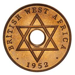Proof Coin - 1 Penny, British West Africa, 1952