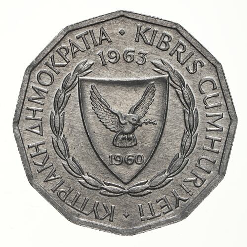 Coin - 1 Mil, Cyprus, 1963