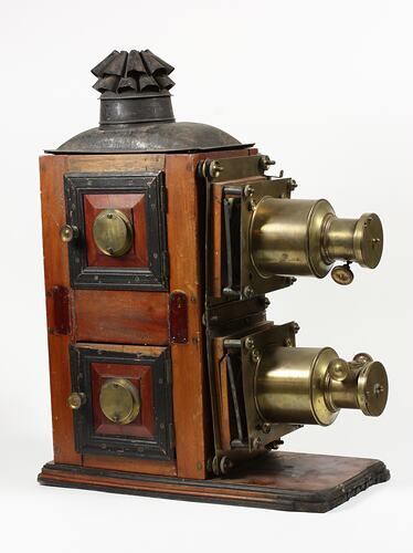 Projector - Unknown Manufacturer, Magic Lantern, Biunial, circa 1880-1910