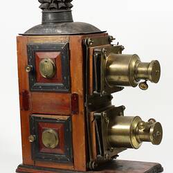 Projector - Unknown Manufacturer, Magic Lantern, Biunial, circa 1880-1910