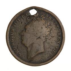 Medal - George IV Coronation , British Guiana, circa 1820
