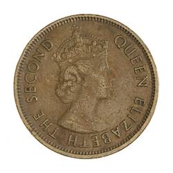 Coin - 10 Cents, Hong Kong, 1974
