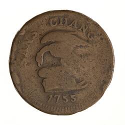 Coin - 1 Penny, Isle of Man, 1733