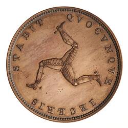 Proof Coin - 1/2 Penny, Isle of Man, 1860