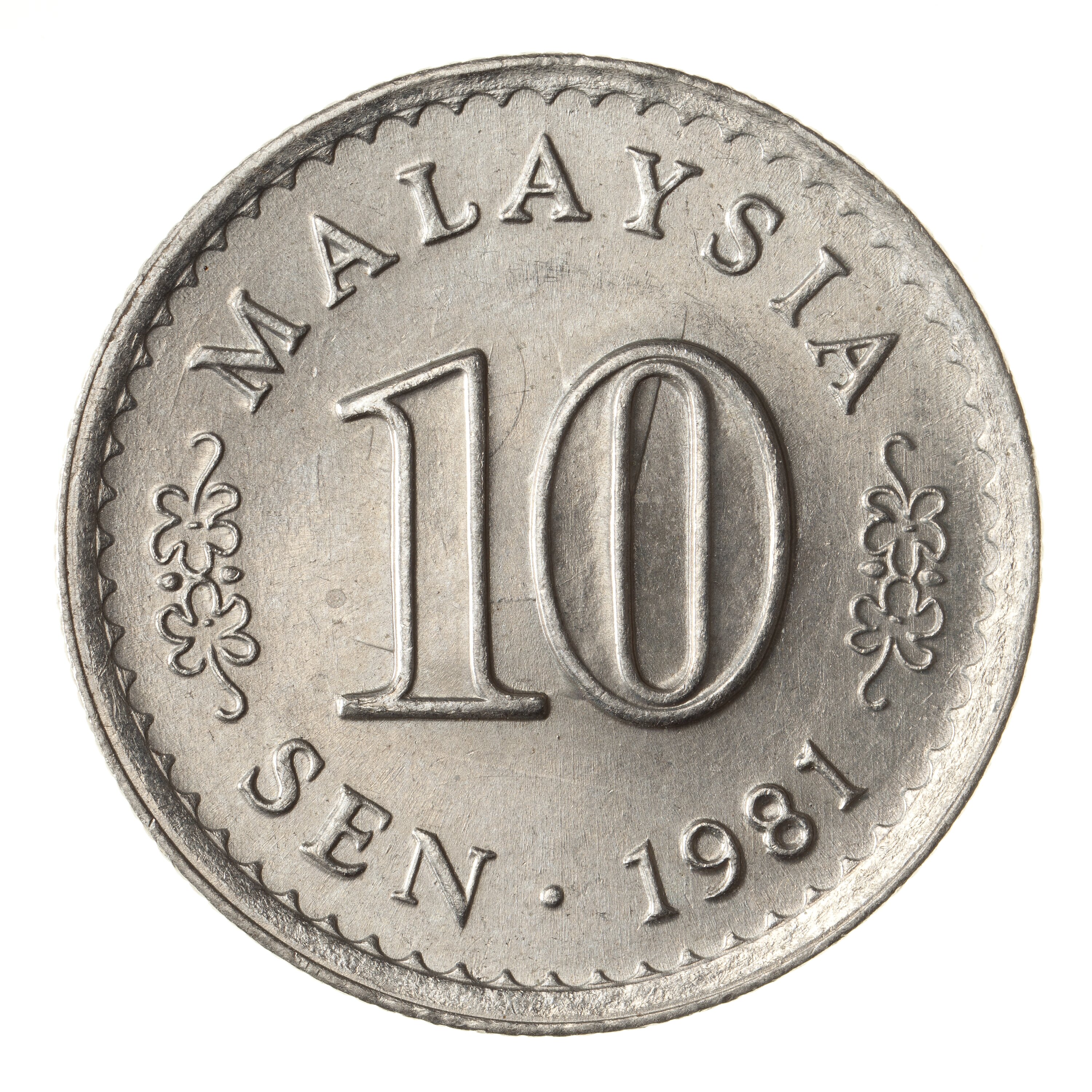 Coin 10 Sen Malaysia 1981