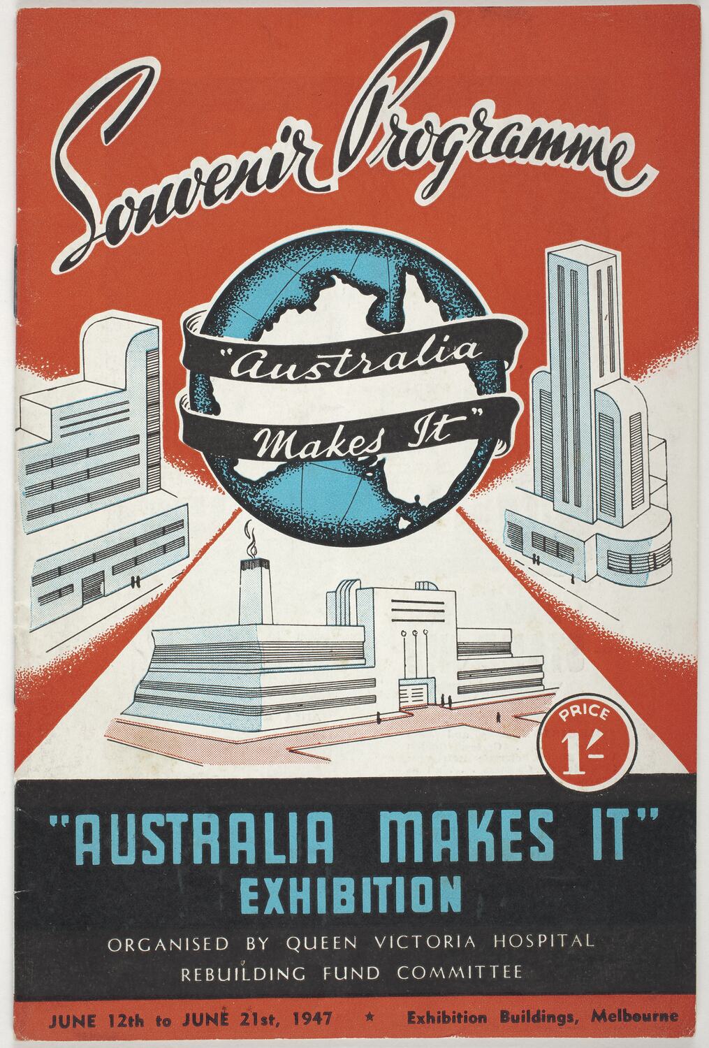 Booklet Souvenir Programme, 'Australia Makes It', Melbourne, Jun 1947