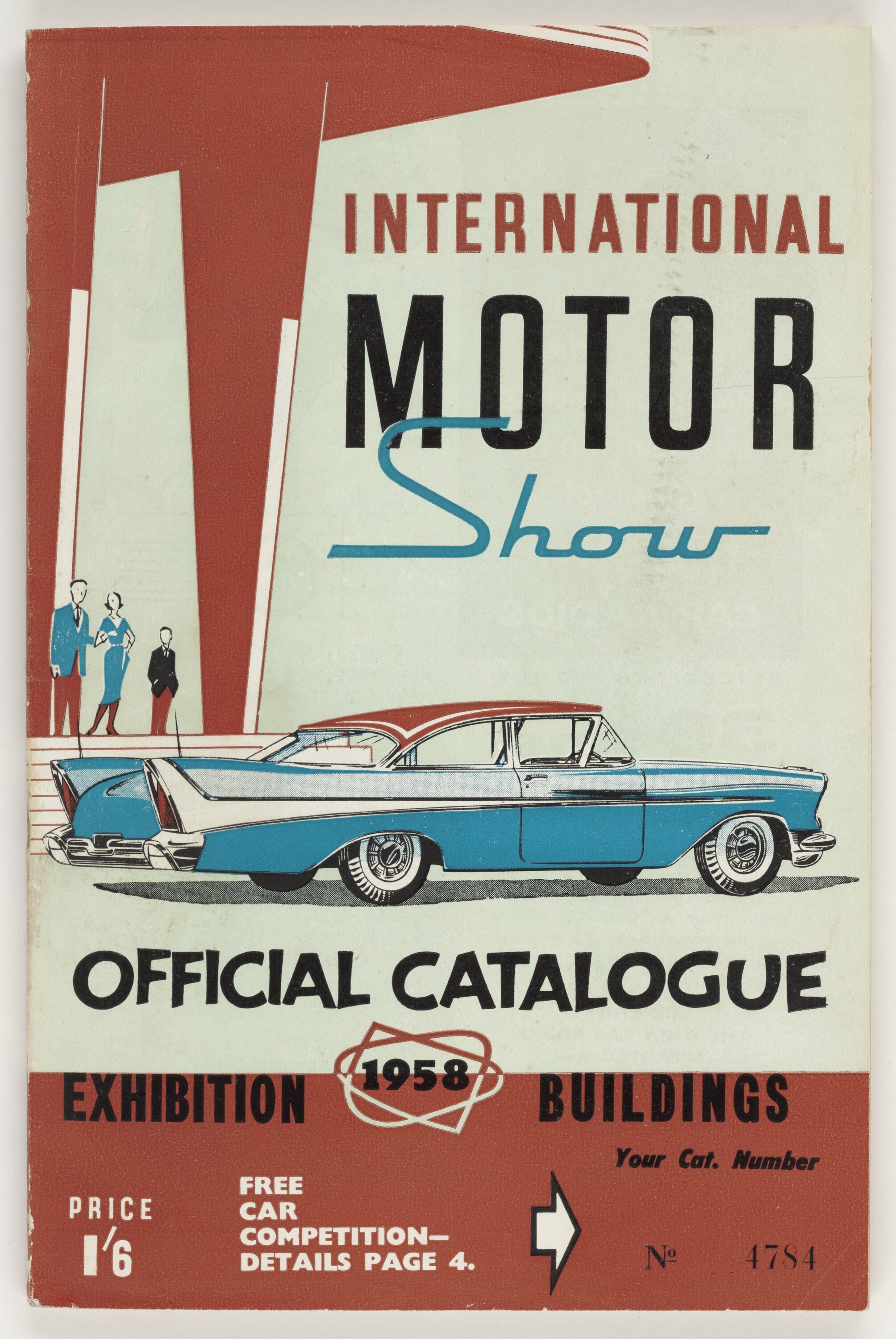 1954年 Motor Show Official Catalogue Catalogue - International Motor Show, Melbourne, Apr 1958