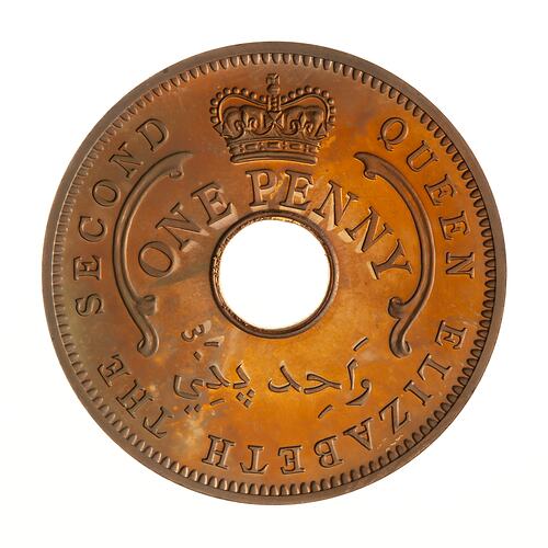 Proof Coin - 1 Penny, Nigeria, 1959