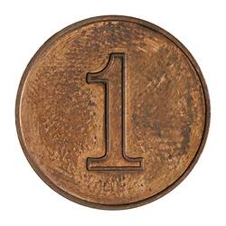 Pattern Coin - 1 Cent, New Zealand, 1966