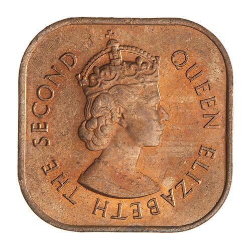 Coin - 1 Cent, Malaya & British Borneo, 1961