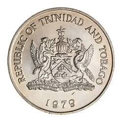 Coin - 1 Dollar, Trinidad & Tobago, 1979