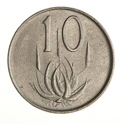 Coin - 10 Cents, South Africa, 1965