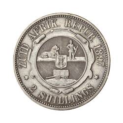 Coin - 2 Shillings, South Africa, 1897