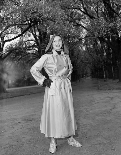 Negative - Myer Pty Ltd, Female Model, Melbourne, Victoria, 1953