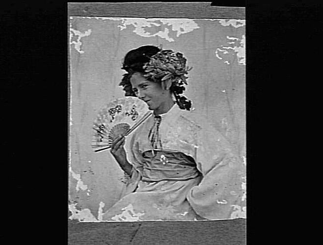 MERRIGUM - DOROTHY PITTS DRESSED AS A JAPANESE WOMAN