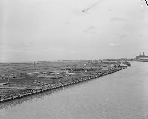 Yarra River, South Melbourne, Victoria, 1958