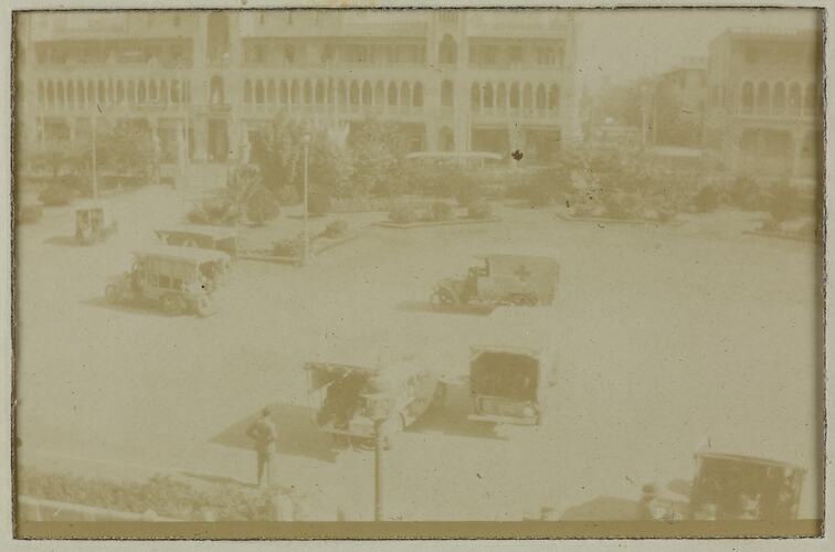 Main Gate of Heliopolis Palace Hotel, Cairo, Egypt, 1914-1918