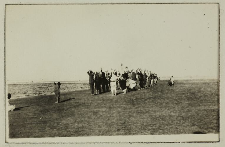 Armenian Men Doing Exercise Drills, Egypt, 1914-1918