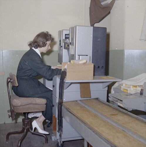 Kodak Australasia Pty Ltd, Woman Making Black & White Prints, Hobart, Tasmania, circa 1959
