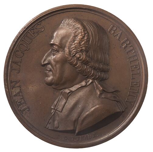 Medal - Jean-Jacques Barthelemy, France, 1824