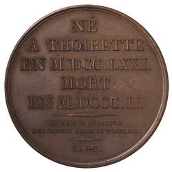 Medal - Marie François Xavier Bichat, France, 1826
