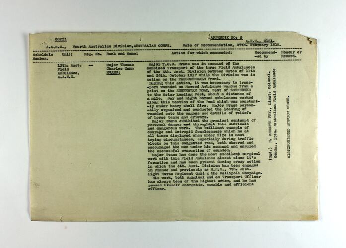 Off-white paper with printed text.