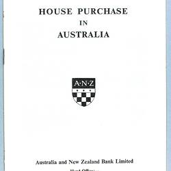 Booklet - 'House Purchase in Australia', London, Jan 1960