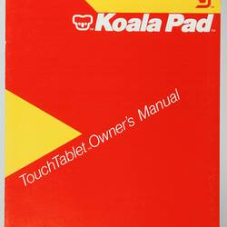 Owner's Manual - Koala Pad  TouchTablet, Androbot, Robot, Topo, circa 1984