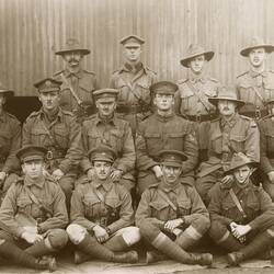 Australian Servicemen Group, 3rd Division, 1st A.I.F., World War I, circa 1916