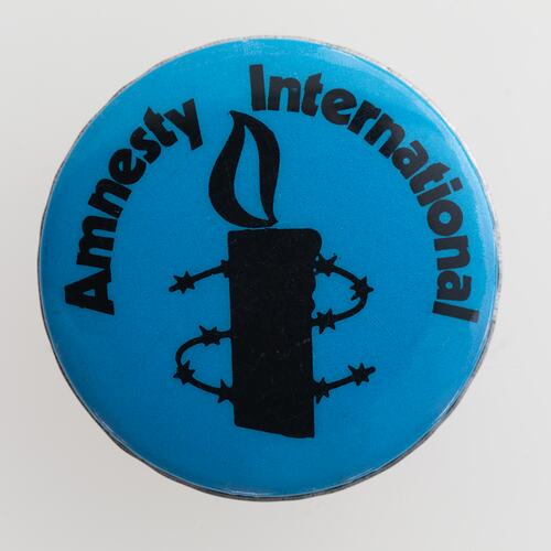Badge - 'Amnesty International', 1970s
