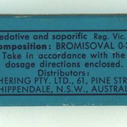 Packet - Drug, Bromural (Bromoisovalerylcarbamide), Knoll A.G. Chemical Works, circa 1930