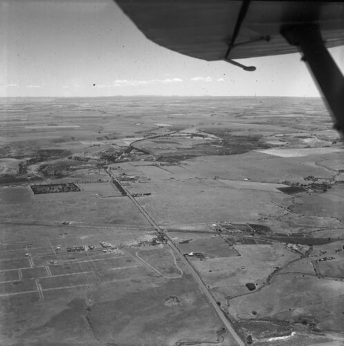 Negative - Aerial View of Keilor & Surrounding Area, Victoria, 06 Dec 1955