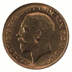 Australia, 1/2 Sovereign, Obverse